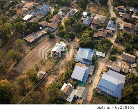 Country house, Aerial photo taken by drone , Most Country house, Aerial photo taken by drone , Most 62288159