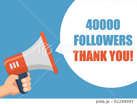 40000 Followers Thank You - Male hand holding 40000 Followers Thank You - Male hand holding 62289095