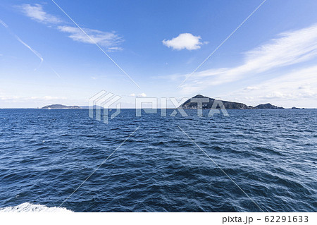 海上より望む神島と渥美半島 海上より望む神島と渥美半島 62291633