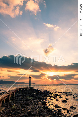 瀬詰崎灯台 （夕景） 62294009