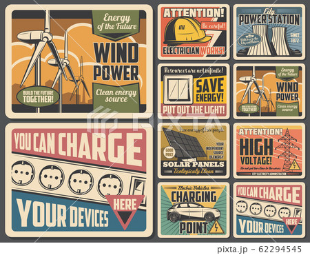 Eco energy solar panel, wind turbine, electric car Eco energy solar panel, wind turbine, electric car 62294545