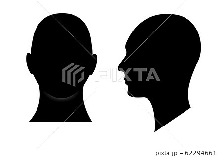 man head silhouette side