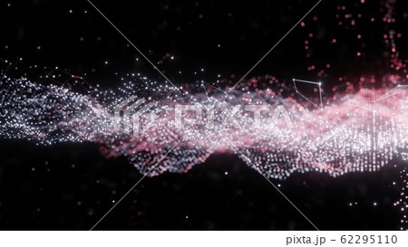 Plexus of abstract glow dots 62295110