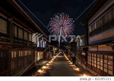 奈良井宿 トップ アイスキャンドル 花火