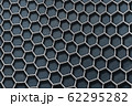 A facade of a building with honeycomb pattern 62295282