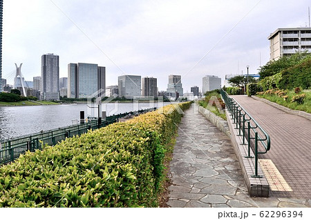 越中島公園遊歩道 永代橋方面 62296394