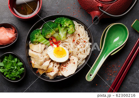 Asian noodle ramen soup Asian noodle ramen soup 62300216