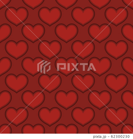 Red hearts love seamless background pattern, Valentine day Red hearts love seamless background pattern, Valentine day 62300230