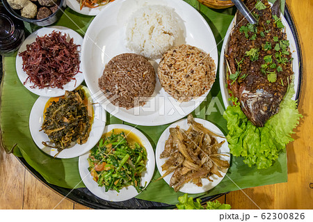 Selection of various Shan style dishes in Myanmar Selection of various Shan style dishes in Myanmar 62300826