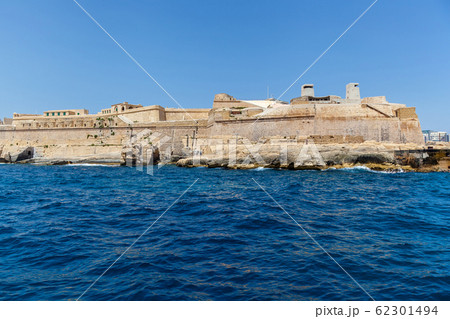 View of Fort Saint Elmo on sunny day in Malta 62301494