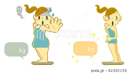 ダイエット　before&after 62302150