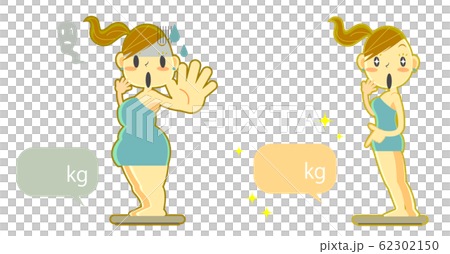 ダイエット　before&after 62302150