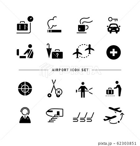 AIRPORT ICON SET 62303851