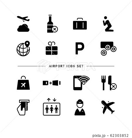 AIRPORT ICON SET 62303852