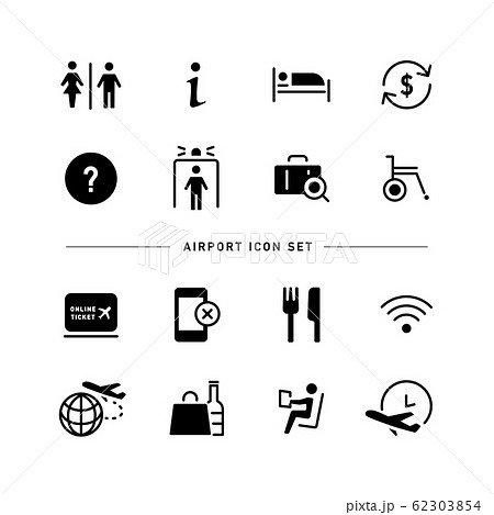 AIRPORT ICON SET 62303854