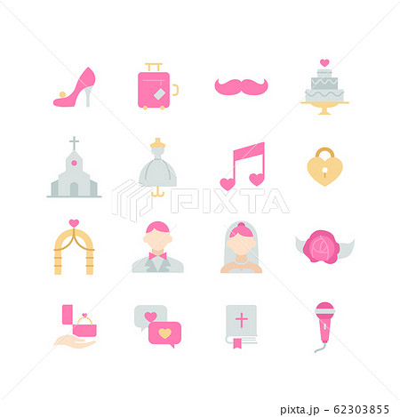 WEDDING ICON SET 62303855