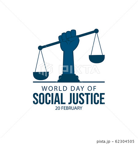 World day social justice vector image 62304505