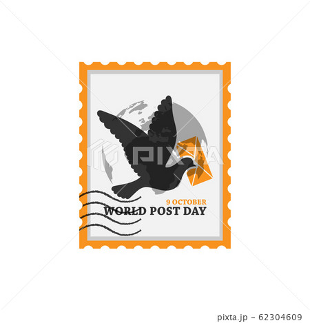 9 october world post day vector design image 62304609