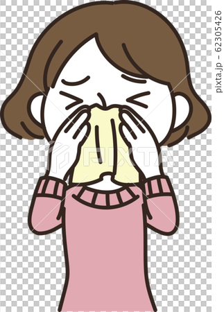 Cough etiquette woman 2 62305426