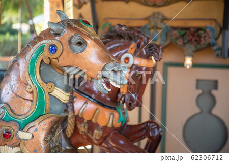 Details of Old Fashioned Fairground Carousel Ornate Design Details of Old Fashioned Fairground Carousel Ornate Design 62306712