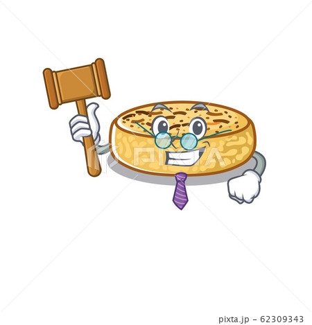 Smart Judge crumpets in mascot cartoon character style 62309343