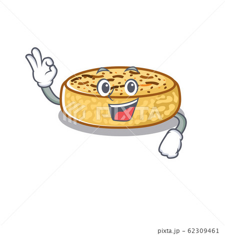A funny picture of crumpets making an Okay gesture 62309461