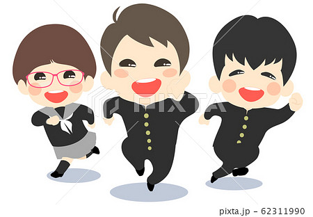 新生活スタート ダッシュのイラスト素材