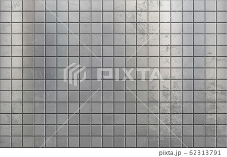 Gray metal texture background with geometric tile 62313791