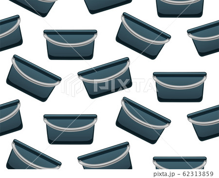 Cartoon style blue buckets for cleaning seamless Cartoon style blue buckets for cleaning seamless 62313859