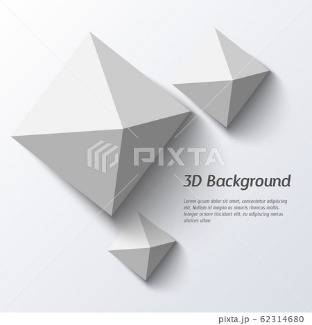 Geometric 3d abstract background. 62314680