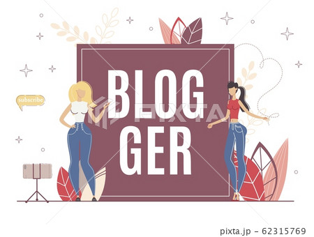 Blogger Profession for Advanced Girl in Network. 62315769