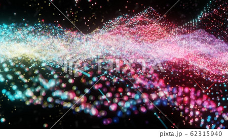 Plexus of abstract glow dots Plexus of abstract glow dots 62315940