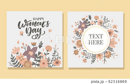 8 march. Happy Woman's Day Vector congratulation 8 march. Happy Woman's Day Vector congratulation 62316869