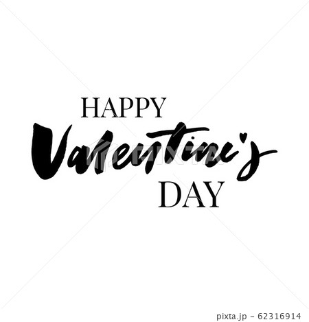 Valentine poster, card, label, banner letter 62316914