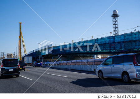 国道254号バイパス工事 下南畑交差点の橋梁　2020.02　a 62317012