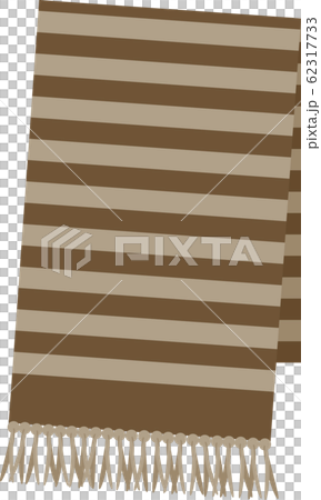 ボーダー柄のマフラー 62317733