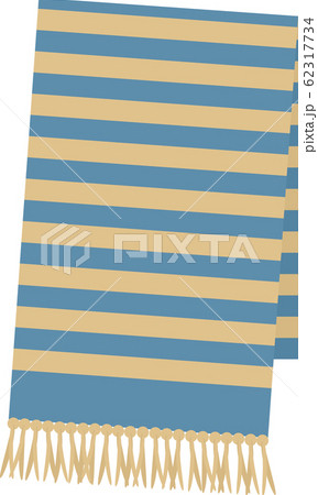 ボーダー柄のマフラー 62317734