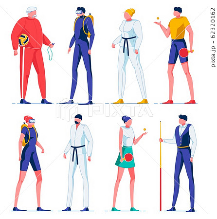 Volley Coach with Whistle, Diver with Equipment. Volley Coach with Whistle, Diver with Equipment. 62320162