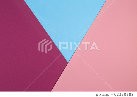 Geometry background minimal concept. Multicolored paper with copy space. 62320288