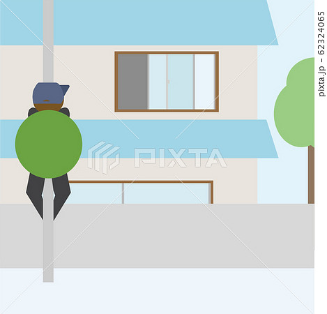 泥棒 よじ登りで2階から侵入 泥棒 よじ登りで2階から侵入 62324065