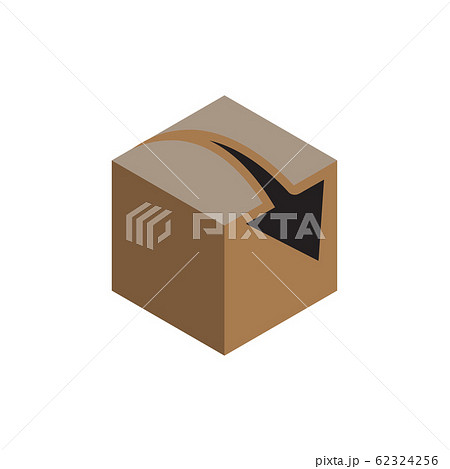 Box icon design template vector isolatedのイラスト素材 [62324256] - PIXTA
