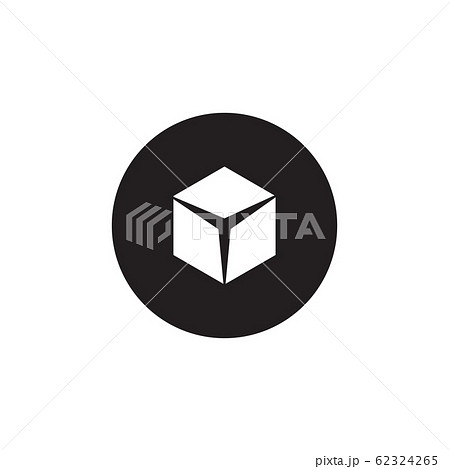 Box Icon Design Template Vector Isolatedのイラスト素材