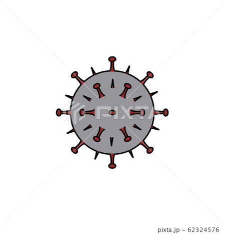 Coronavirus vector icon. Bacterium sign. Virus symbol 62324576