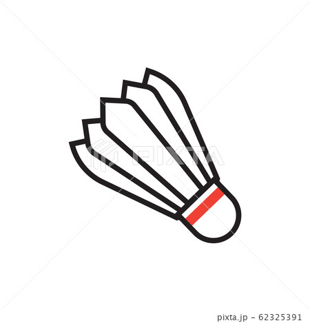Shuttlecock badminton icon design template vector Shuttlecock badminton icon design template vector 62325391