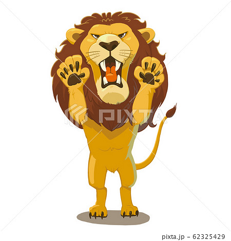 Howling Lion Stock Illustration