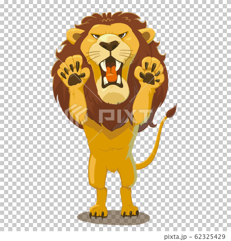 Howling Lion Stock Illustration