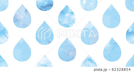水彩水滴の背景 シームレスパターン 62328854