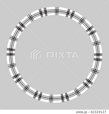 Round frame vector vintage pattern design 62329127