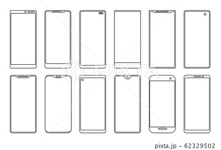 Line smartphone touchscreen frames 62329502