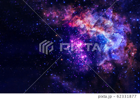 Deep space, distant galaxy with stars. Elements of 62331877